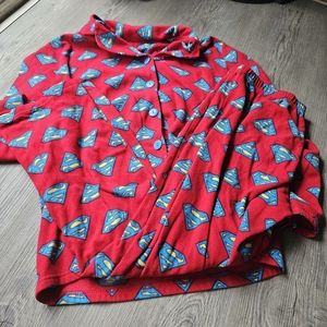 Superman DC Comics Juniors Medium Fleece Pajamas